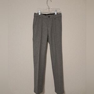 JANIE & JACK Boy's Gray Wool Blend Pants (8) Machine Washable